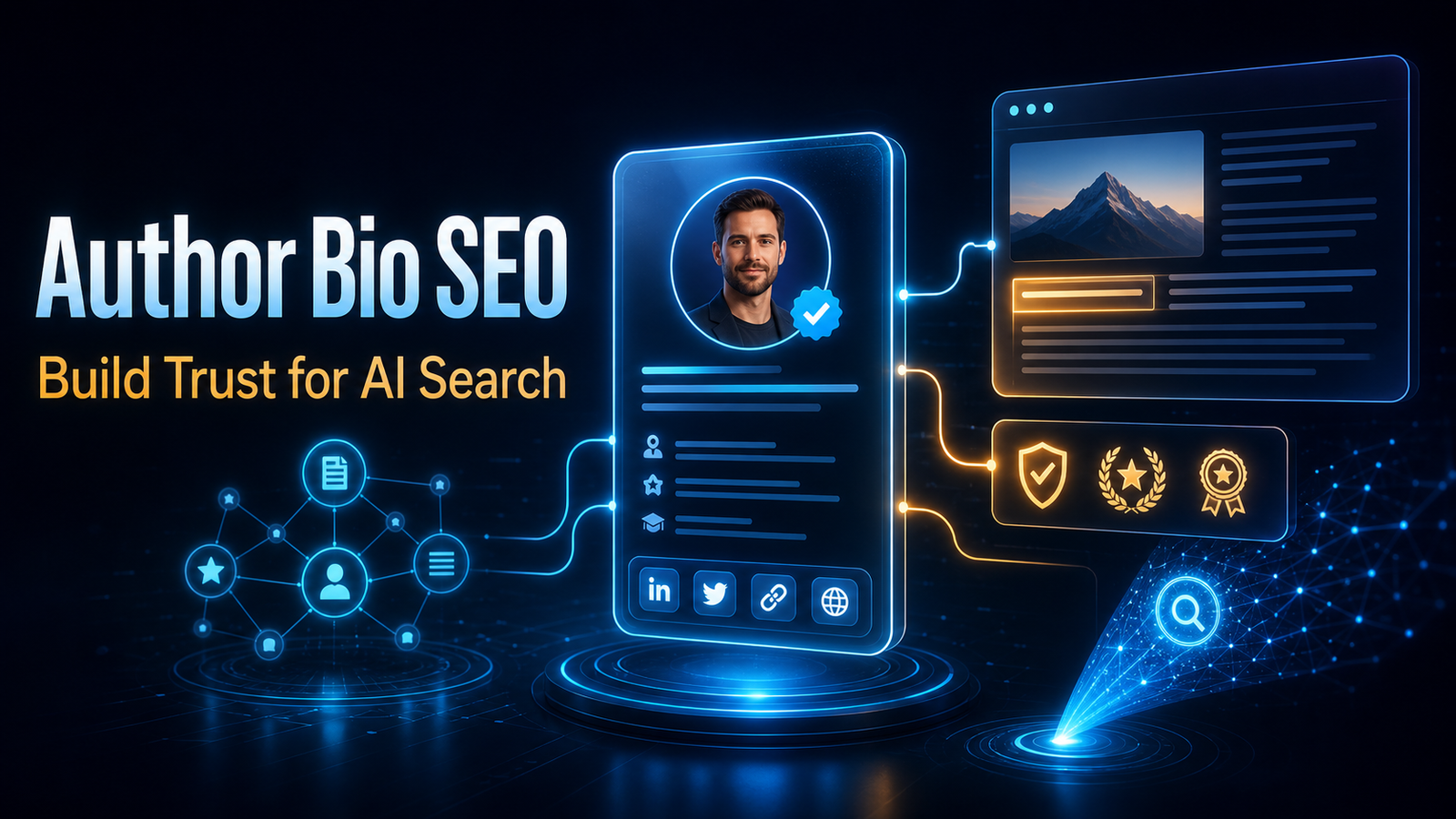 How Does Author Bio SEO Improve E-E-A-T and AI Search Visibility?